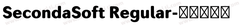 SecondaSoft Regular字体转换